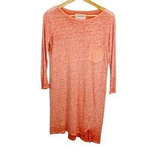 Brochu Walker linen asymmetric hemline dress small